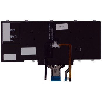 Teclado compatível Dell E5450 PT-PT com LED ponteiro, 