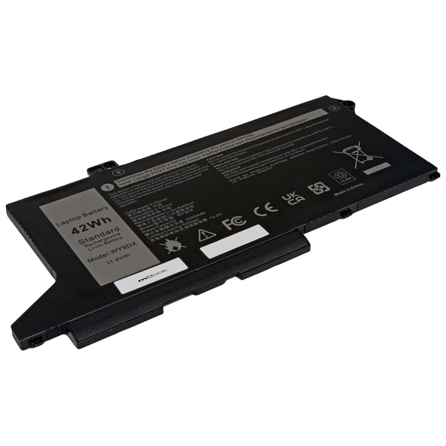 Bateria para Dell compatível com PN 0M3KCN 005R42 42Wh, 