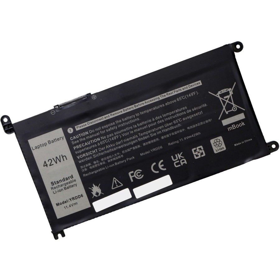 Bateria para Dell Yrdd6 Inspiron 5480 5482 5485 5493, 