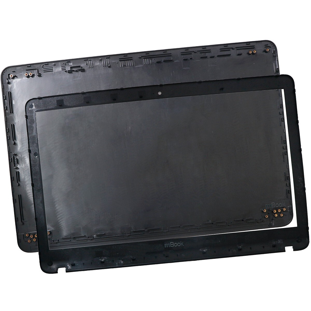 Carcaça tampa traseira moldura para Sony Vaio SVF154 Preto, 
