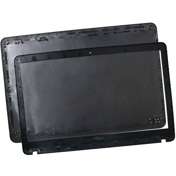 Carcaça tampa traseira moldura para Sony Vaio SVF154 Preto, 