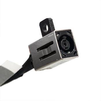 Conector DC jack compatível com Dell CN-0HJW4D, 8cm, 