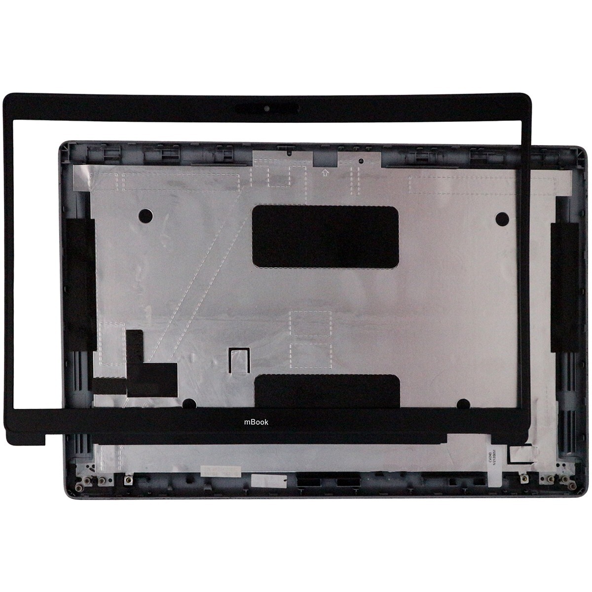 Carcaça Tampa traseira e moldura para Dell 5400 Chromebook, 