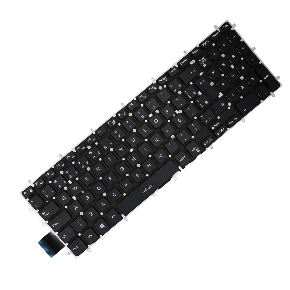 Teclado Dell Inspiron PK131Q02B00 NSK-EC0BC 9Z.NCZLD.A01, 