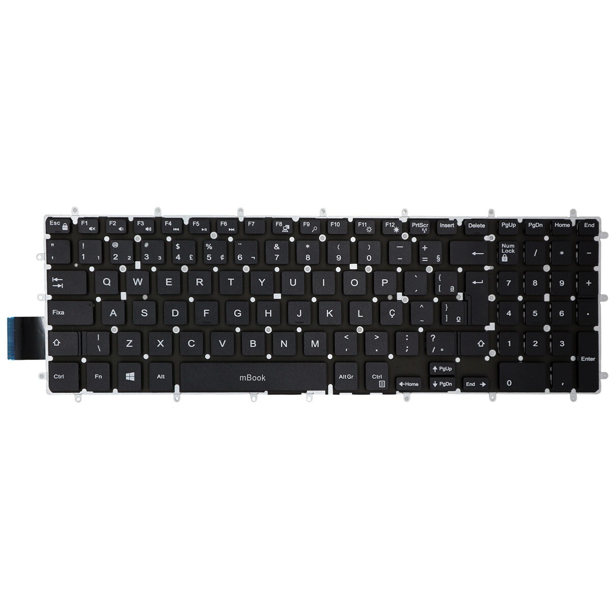Teclado Dell Inspiron PK131Q02B00 NSK-EC0BC 9Z.NCZLD.A01, 