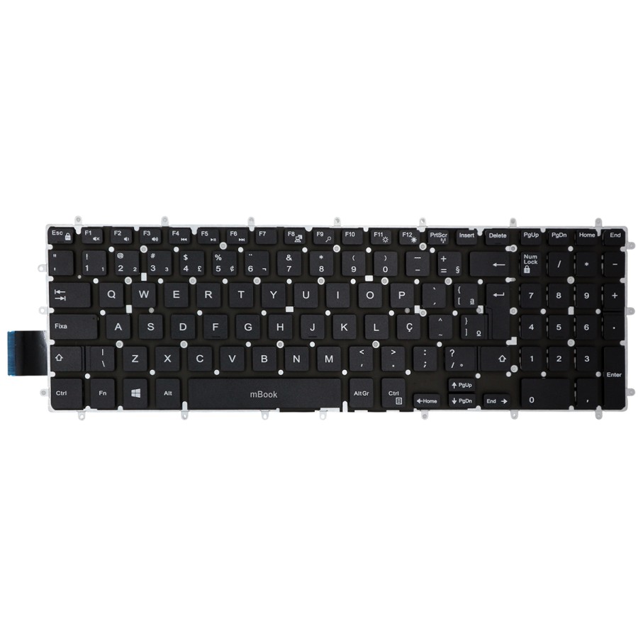 Teclado Dell Inspiron PK131Q02B00 NSK-EC0BC 9Z.NCZLD.A01, 