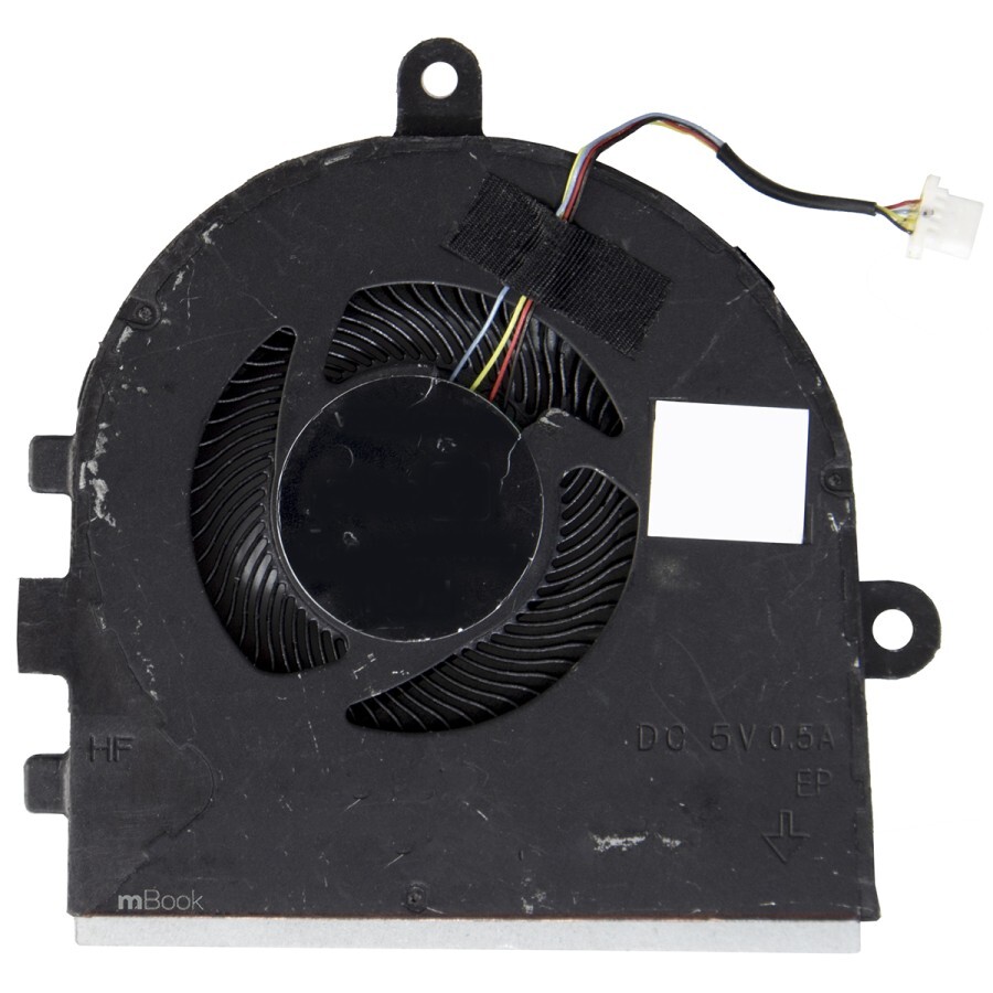 Cooler Fan Ventoinha Para notebook Dell Inspiron 5493 Com Detalhes Estéticos, 