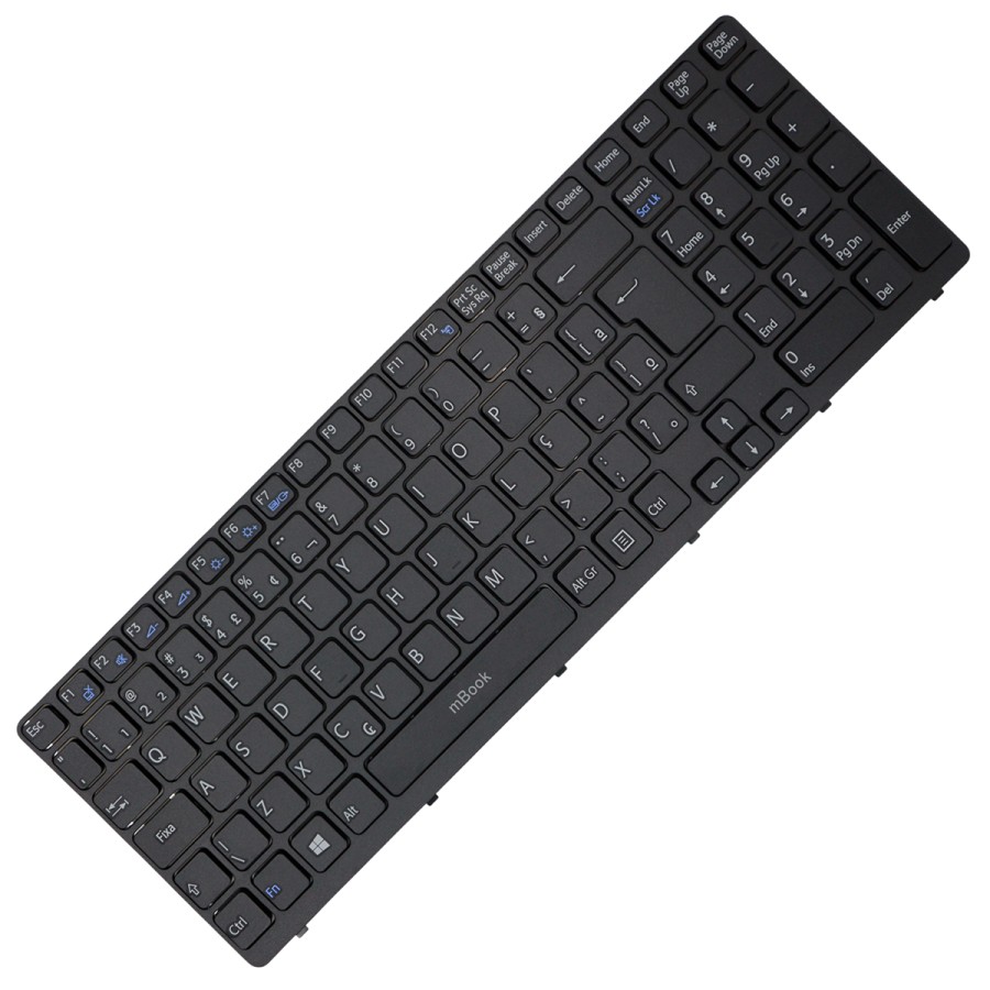 Teclado P para Sony Vaio Sve15 Sve1511a1e Mold Preta Abnt2 Ç, 