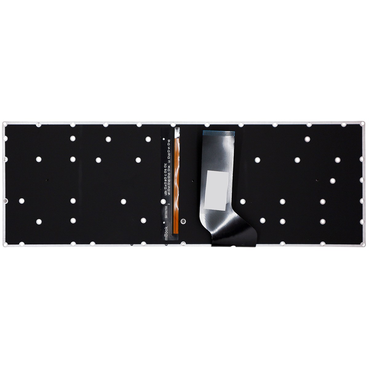 Teclado para Acer Nitro 5 AN515-53-52FA BR com LED, 