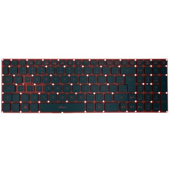 Teclado para Acer Nitro 5 AN515-53-52FA BR com LED, 
