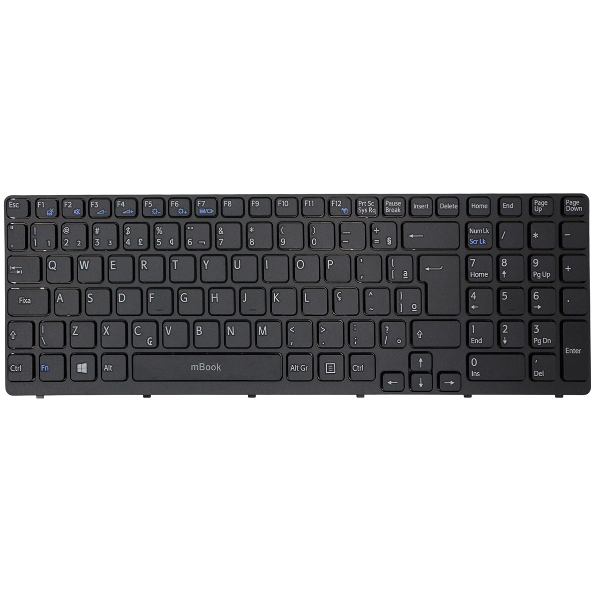 Teclado P para Sony Vaio Sve1512e6eb Sve1512k1esi Sve1512j6e, 
