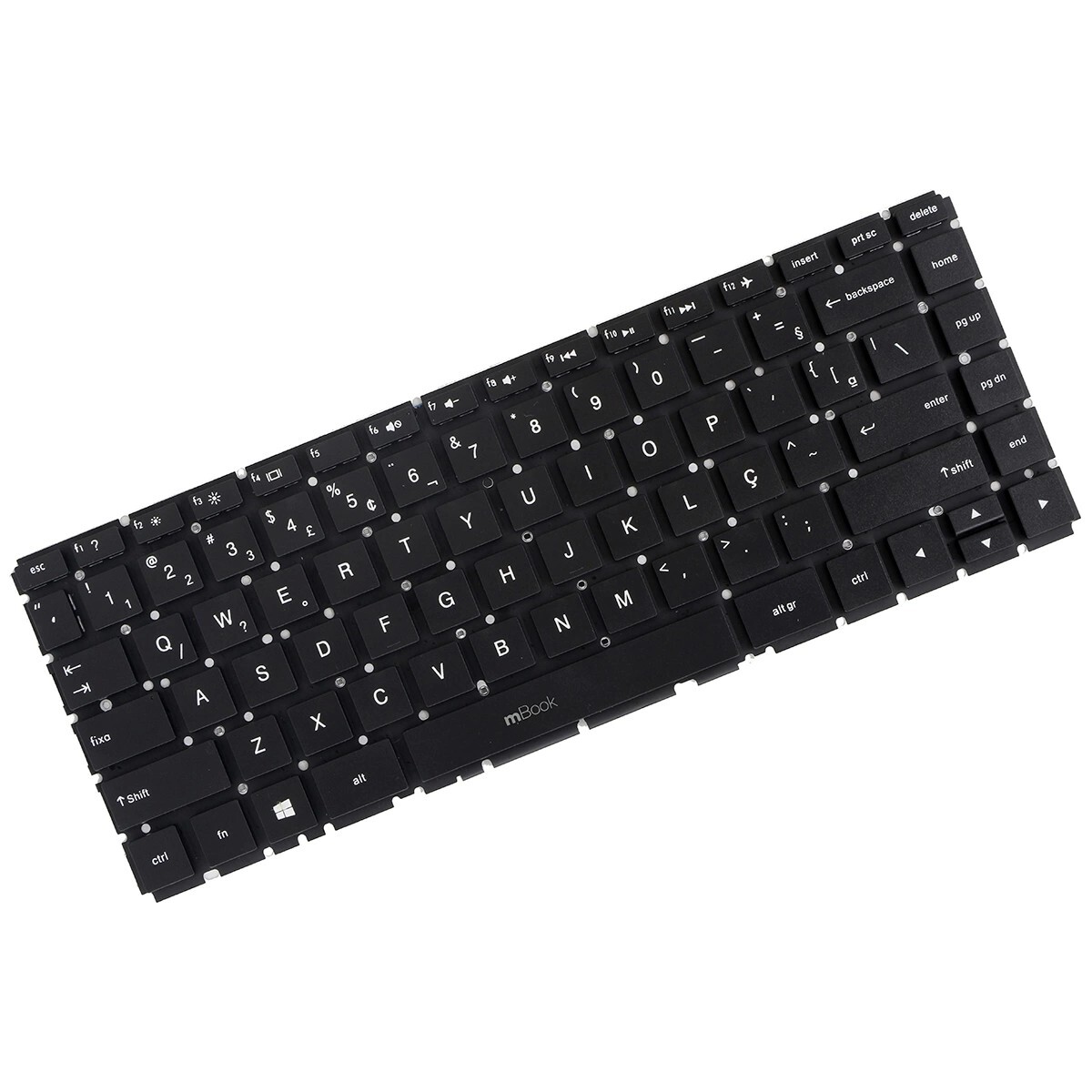 Teclado compatível HP 14-BA049TX Preto BR, 