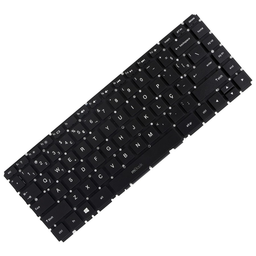 Teclado compatível HP V150546BS1 Preto BR, 