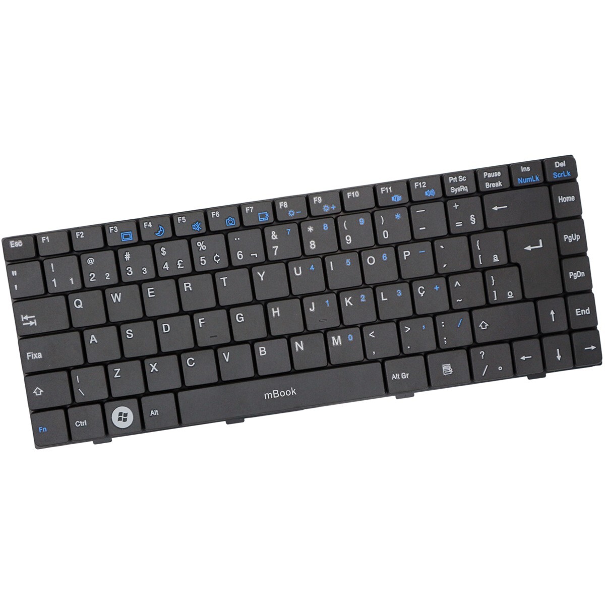 Teclado Itautec W7410 W7415 V092305bk1 71-31800-05 Br Com Ç, 