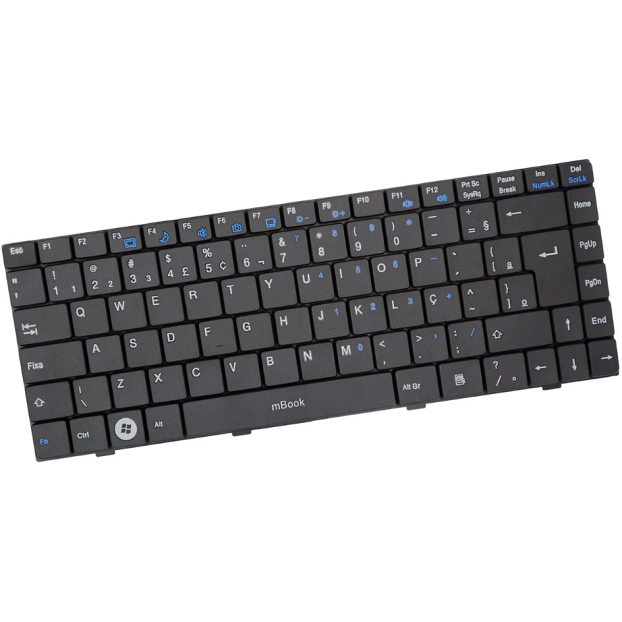 Teclado Itautec W7410 W7415 V092305bk1 71-31800-05 Br Com Ç, 