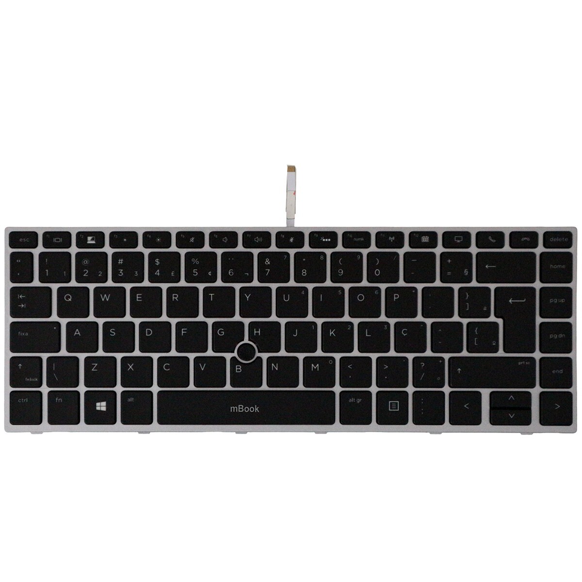 Teclado para HP elitebook 840 g5 , 840 g6 BR com LED, 