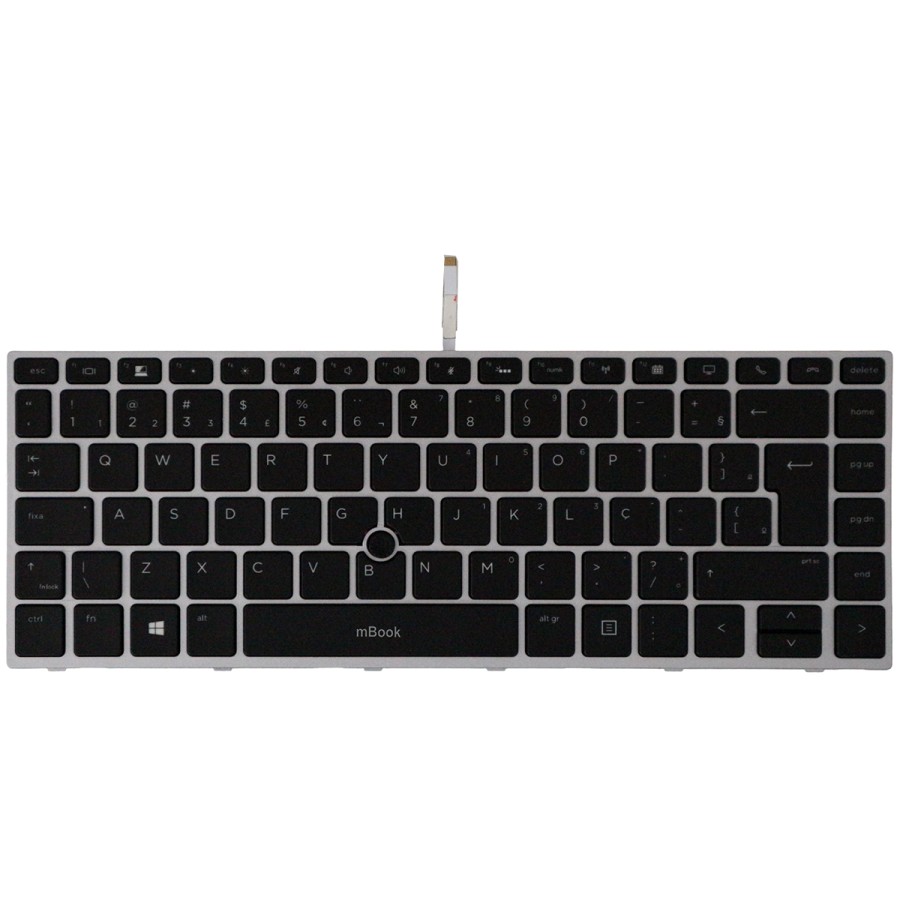 Teclado para HP Elitebook 840 G5 Com Pointing Stick Com Led, 