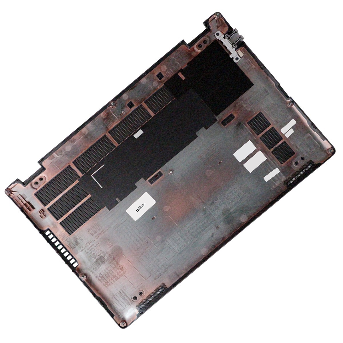 Carcaça Base inferior compatível com Dell 0W819 Cor Prateado, 