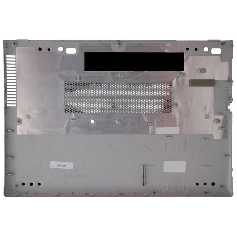Carcaça bottom case para HP L09527-001 prata, 