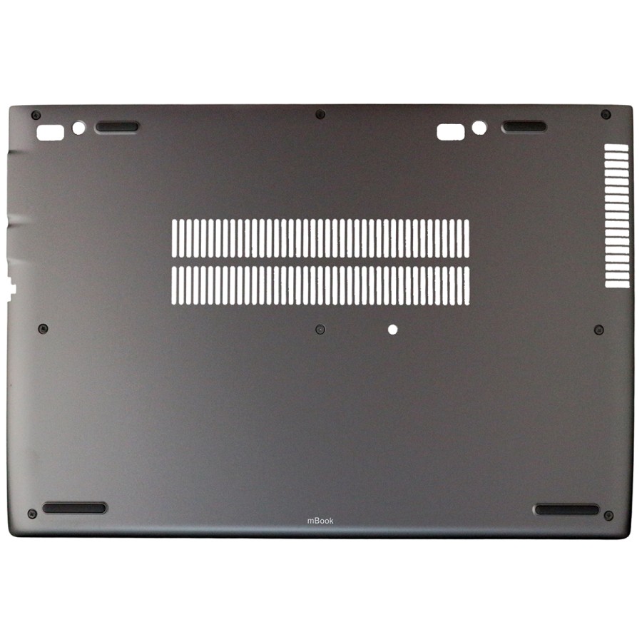 Carcaça bottom case para HP L09527-001 prata, 