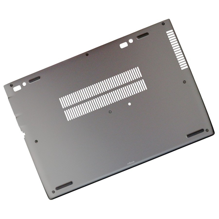 Carcaça bottom case para HP L09527-001 prata, 