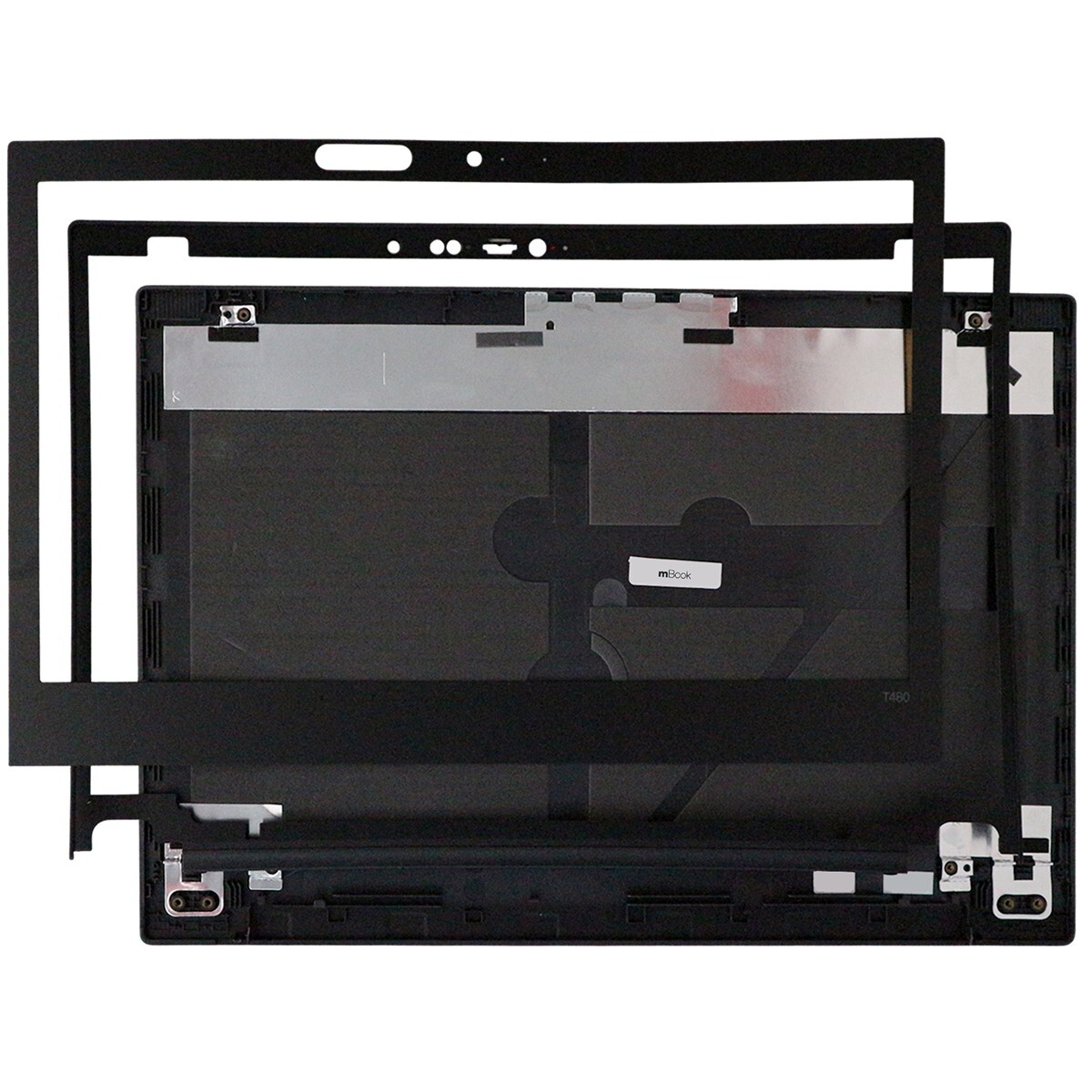 Carcaça tampa traseira e moldura frontal para ThinkPad T480, 