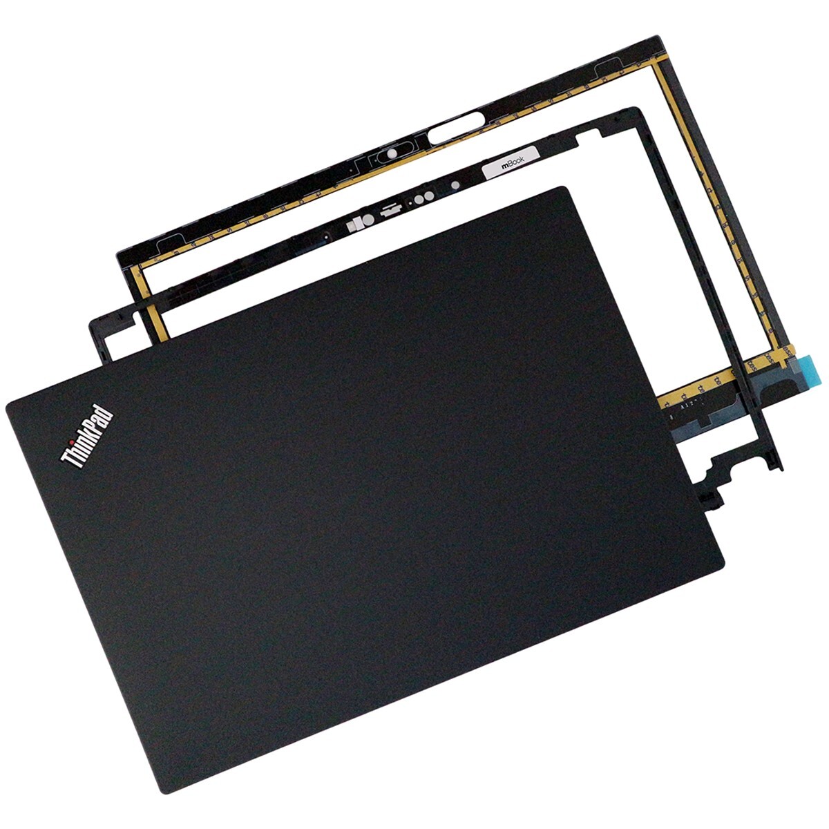 Carcaça tampa traseira e moldura frontal para ThinkPad T480, 