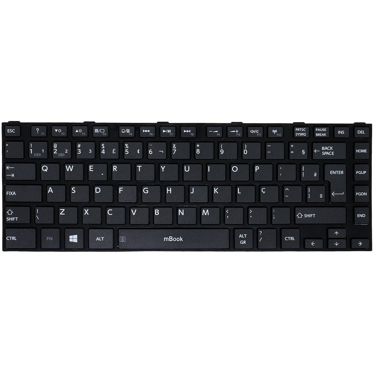 Teclado Para Toshiba Satellite S40dt-asp4379sm S40dt-asp4 BR, 