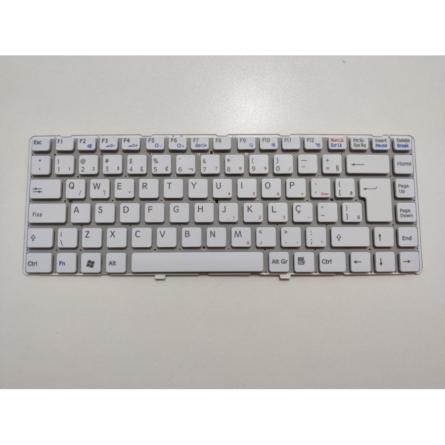 Teclado Para Sony Vaio Compatível Com sve141d11x Branco BR