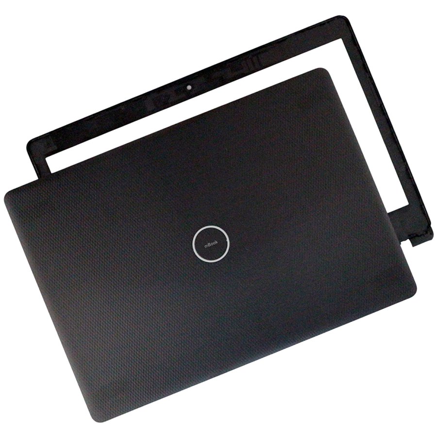 Carcaça Cover A e B para Dell Inspiron 3480 preta, 