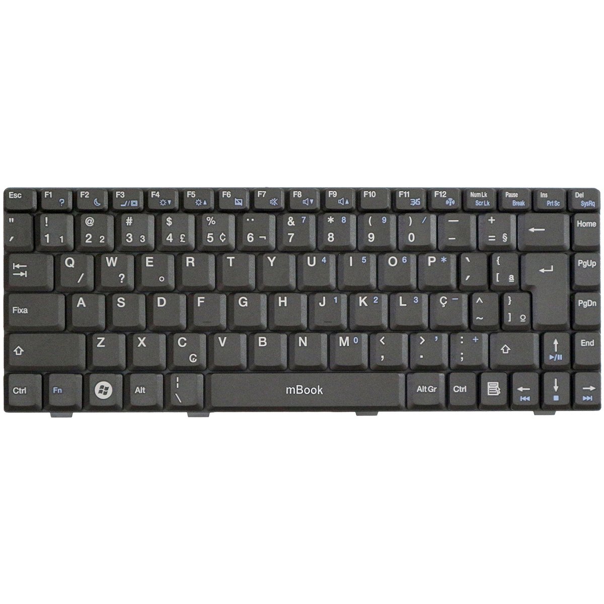 Teclado Intelbrás para I800 Séries V022402ck1 Pk1309v1033 Br, 