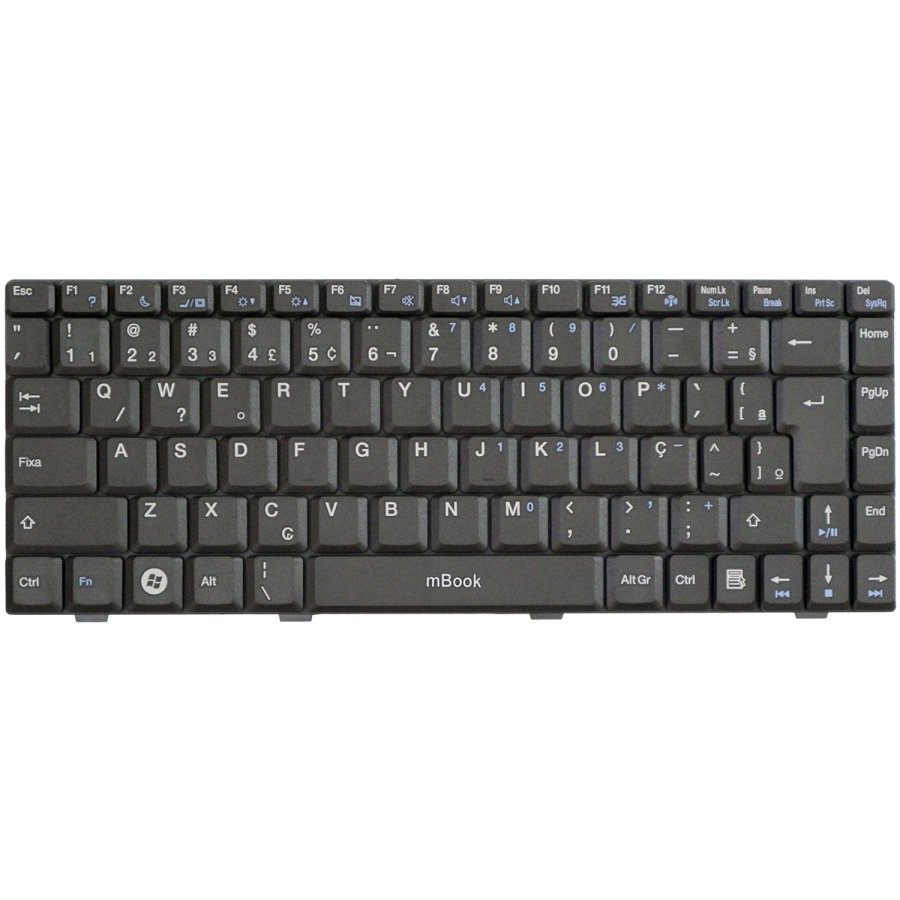 Teclado Notebook para Intelbras V022402ck1 V022402bk1, 