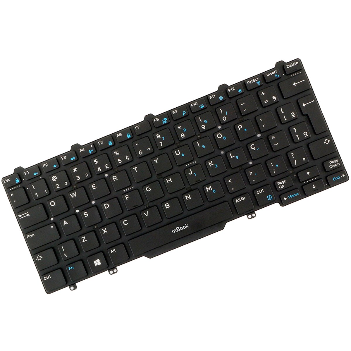 Teclado Dell Latitude 0h60f2 nsk-lkabc 1b pk1316r1a35 c/ led, 
