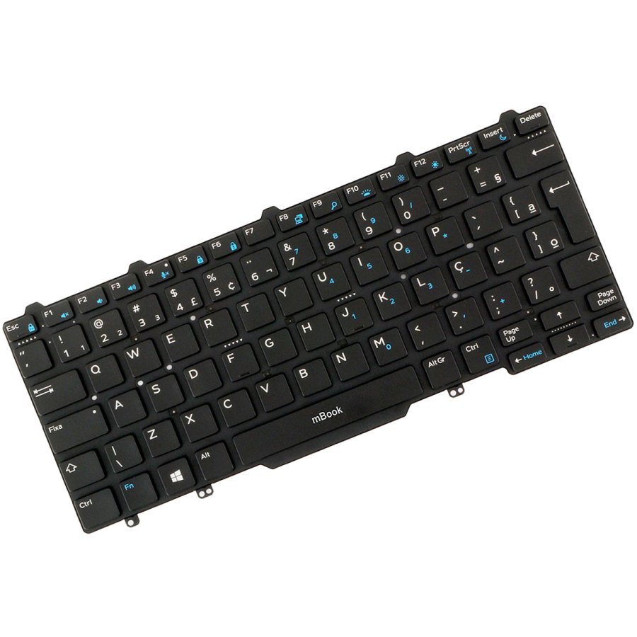 Teclado Dell Latitude 0h60f2 nsk-lkabc 1b pk1316r1a35 c/ led, 
