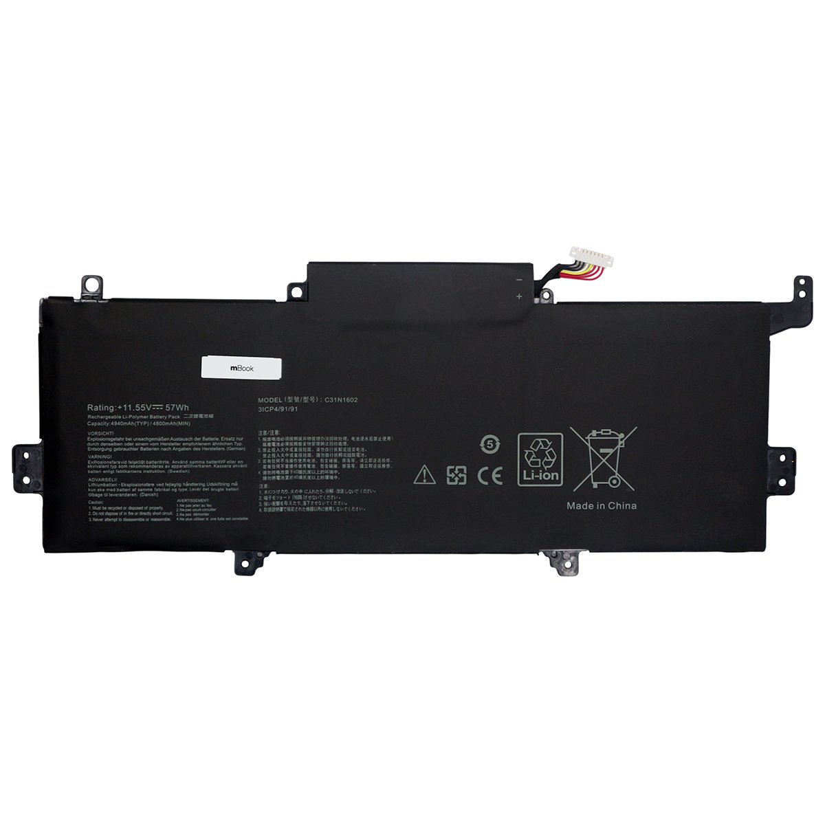 Bateria para notebook Asus Zenbook UX330UA, 