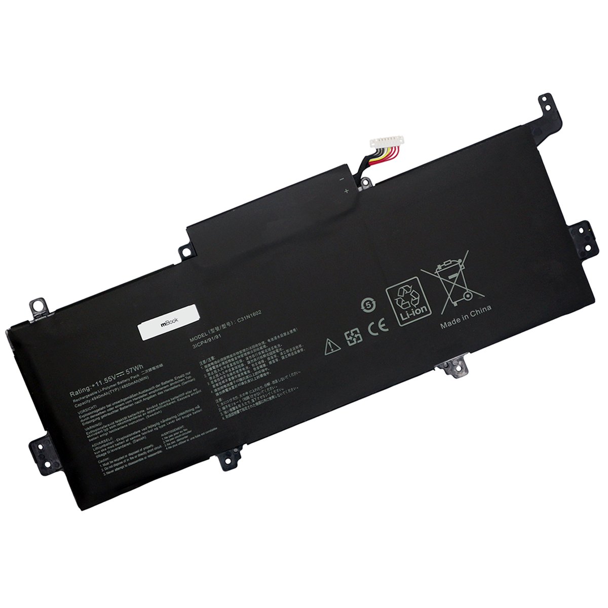 Bateria para notebook Asus Zenbook U3000U, 