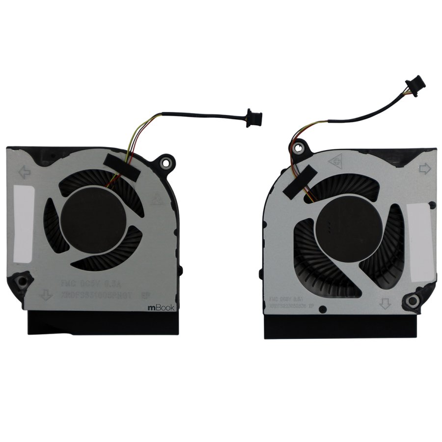 Par Cooler Fan Ventoinha para Acer Predator Ph315-54, 