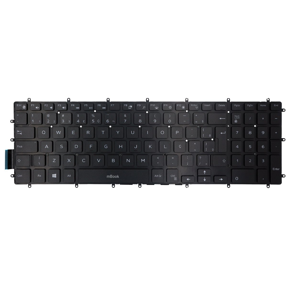 Teclado Compatível Dell Vostro 15 5568, 7570, 7580 3580 3581, 