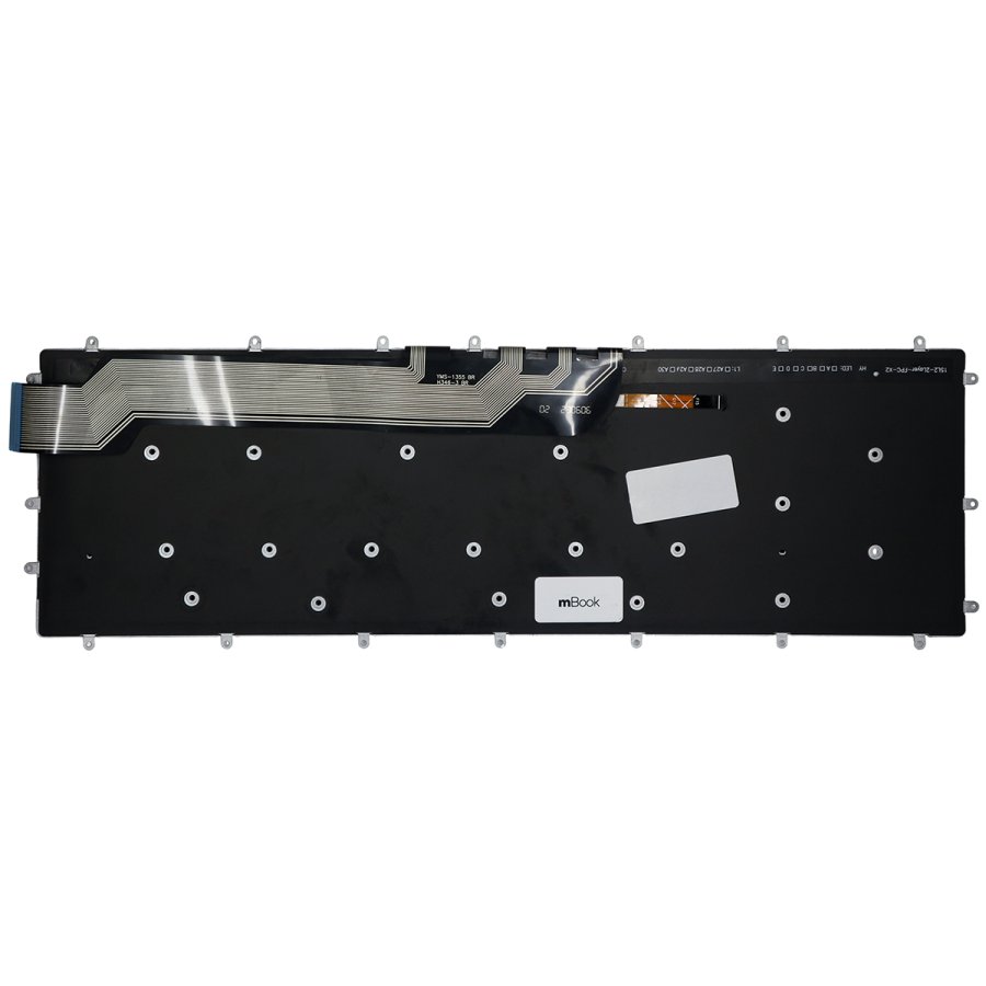 Teclado Notebook para Dell P32e P32e001 P89f P89f001 Com Led, 