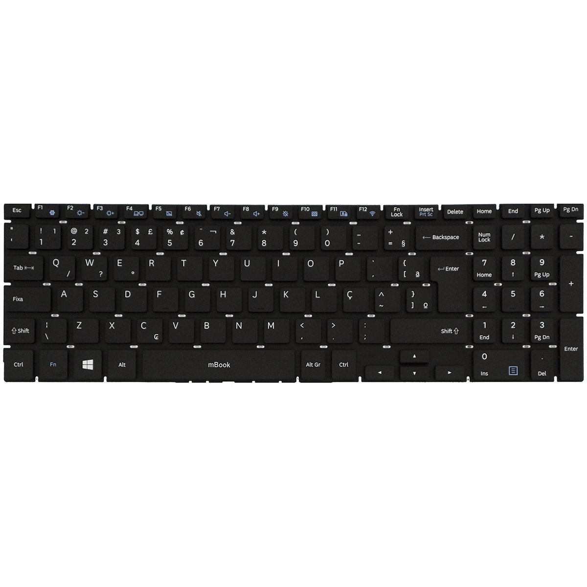 Teclado para notebook Samsung NP350XBE, 