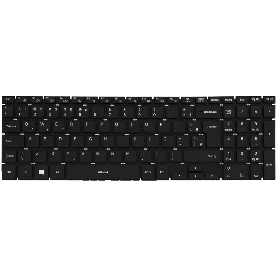 Teclado para notebook Samsung NP350XBE, 