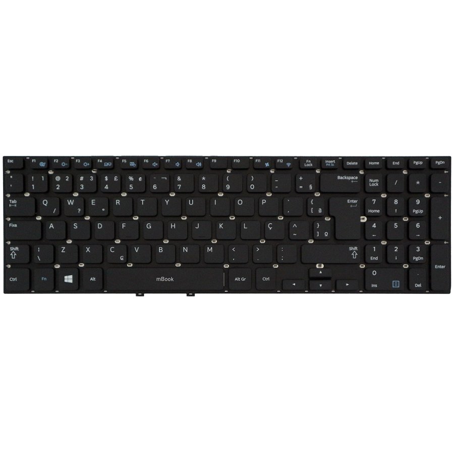 Teclado Notebook para Samsung Np270e5e Np275e5e Np270e5v, 