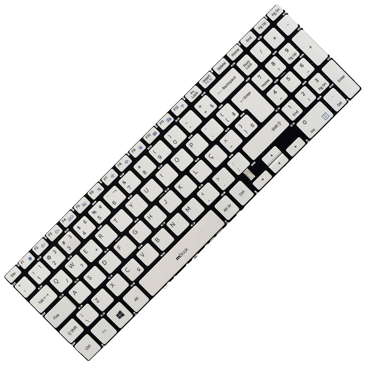 Teclado para Samsung Nsk-ms2sn 9z.narsn.21b Branco, 