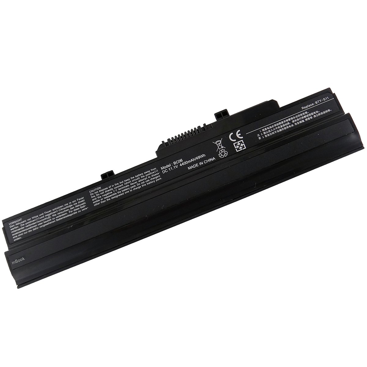 Bateria para Bty-s11 Bty-s12 3715a-ms6837d1 6317a-rtl8187se, 