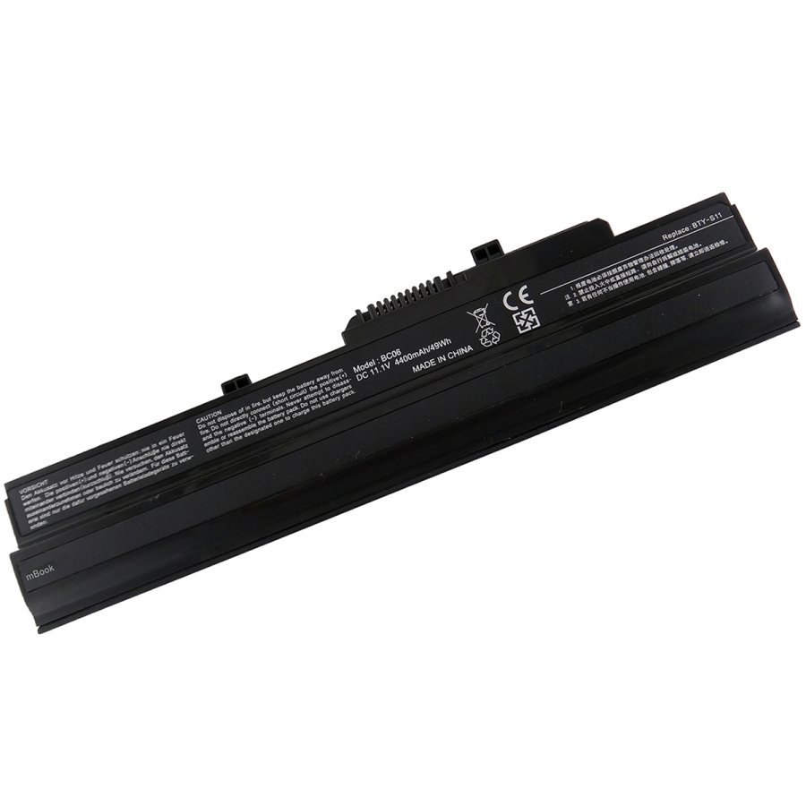 Bateria para Bty-s11 Bty-s12 3715a-ms6837d1 6317a-rtl8187se, 