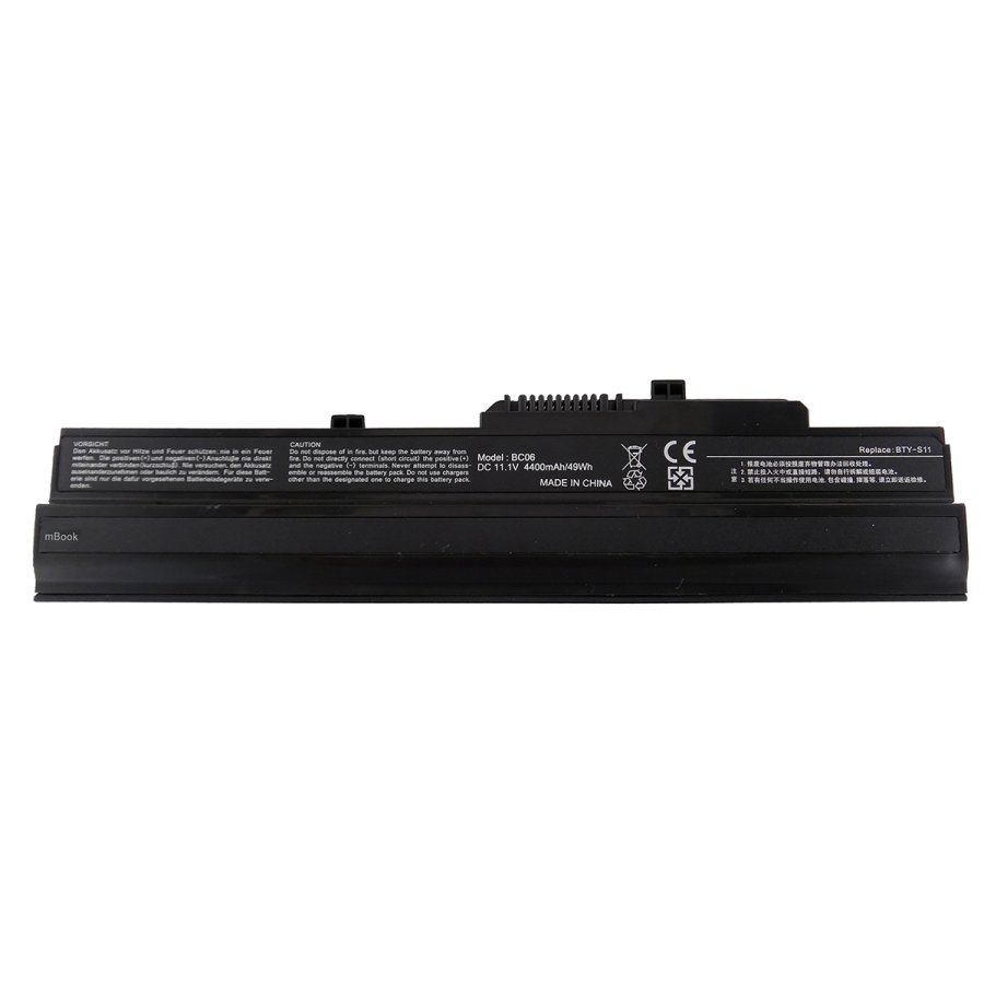 Bateria para Bty-s11 Bty-s12 3715a-ms6837d1 6317a-rtl8187se, 