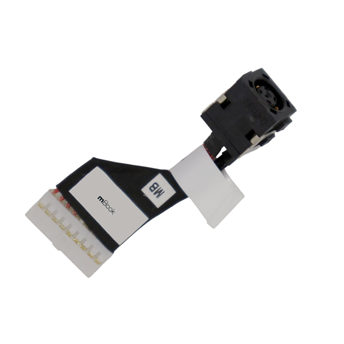 Conector DC Jack compatível com Dell 0HTKXY, 