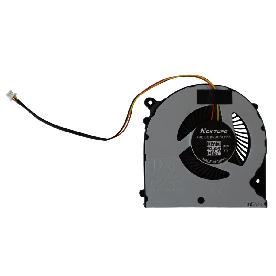 Cooler Fan Ventoinha compatível com Avell G1511 3Pin, 