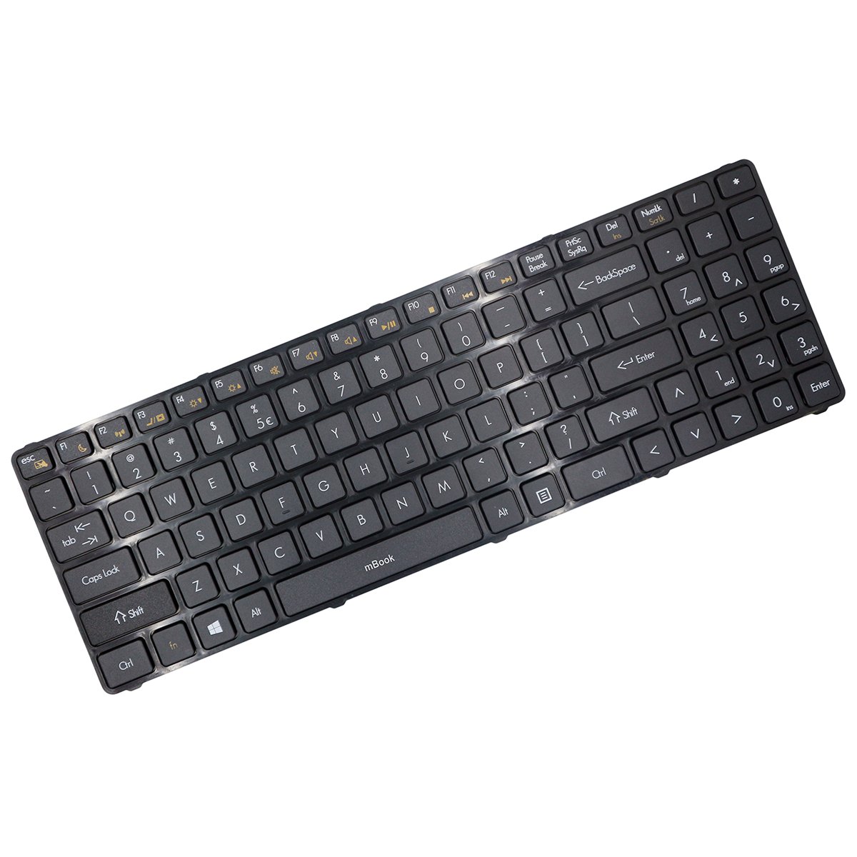 Teclado compatível com Avell AETWDU00010 US Preto, 