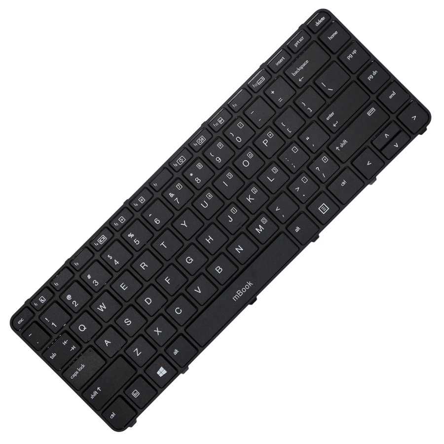 Teclado sem backlight compatível com HP 821176-001, 